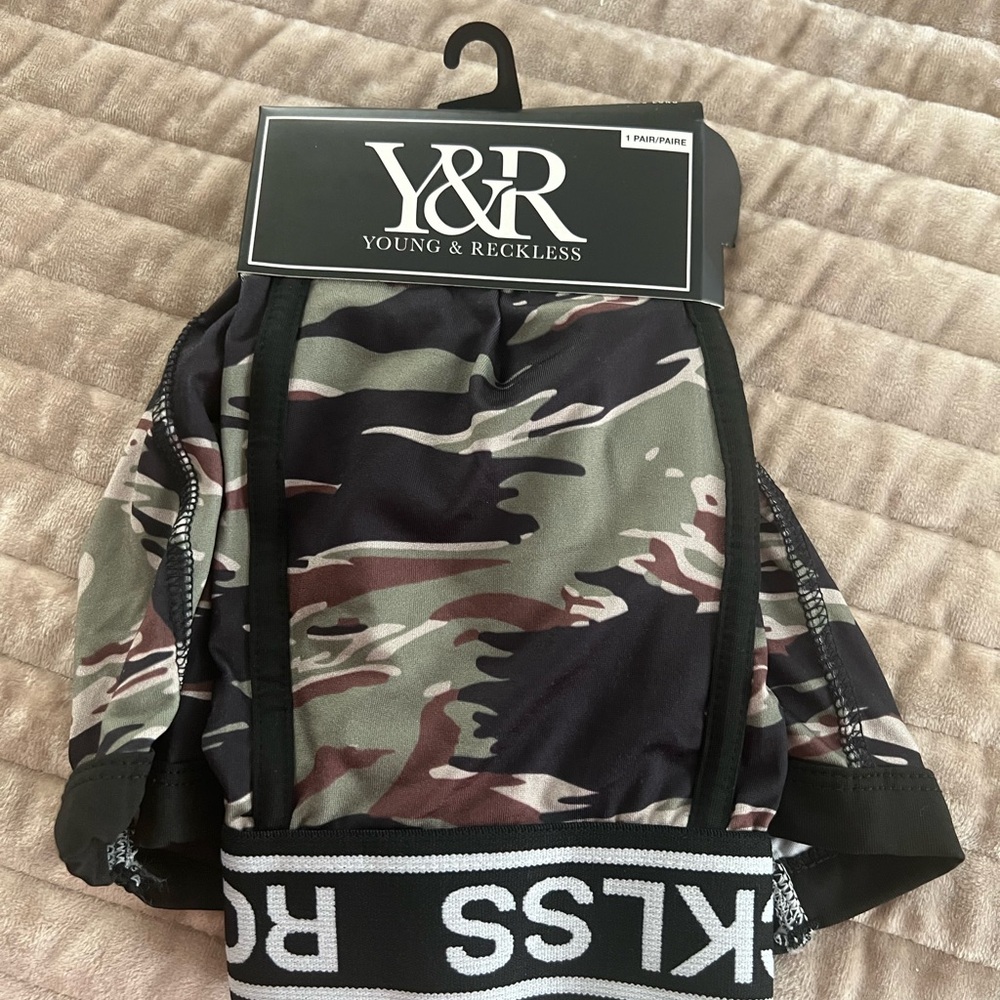 Young & Reckless Camouflage Long Line Boxer Briefs